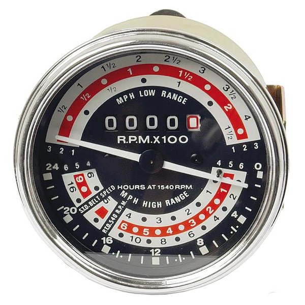 Aftermarket New Tractor MPH Tachometer Fits Massey Ferguson 165UK 175UK 178 168 185 188 50 Plus GAH30-0004 - main